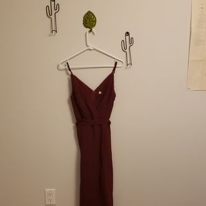 Maroon Dress